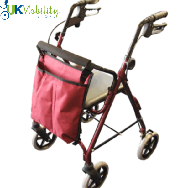 Rollator Walker STORAGE BAG for 4 Wheeled Walkers Disability Aid Frame